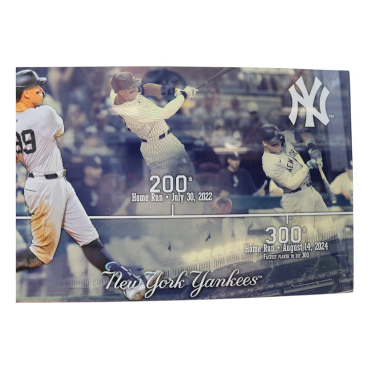 Aaron Judge New York Yankees Framed 11x28 Timeline Photo Mint LE 2/300