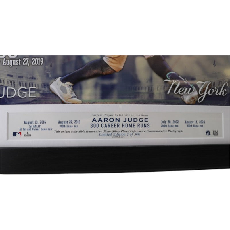 Aaron Judge New York Yankees Framed 11x28 Timeline Photo Mint LE 2/300