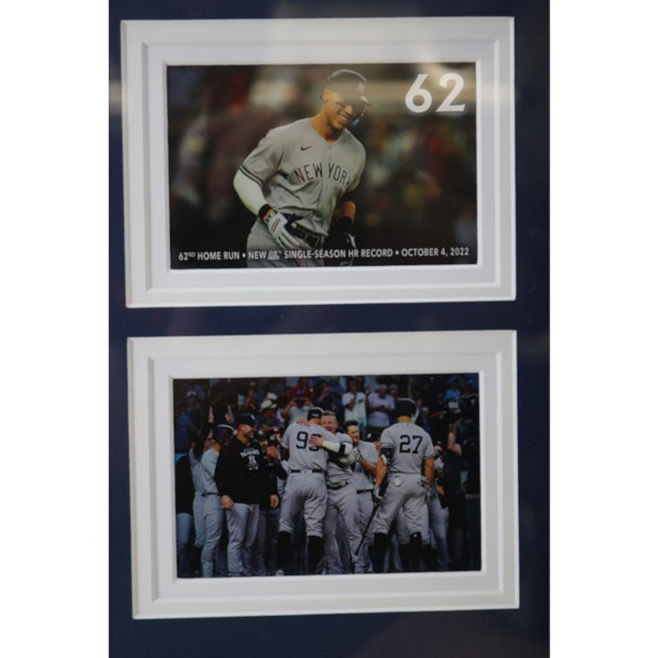 Aaron Judge NY Yankees AL 62 HR Record Framed 11x16 Photo Mint Collage LE 1/99