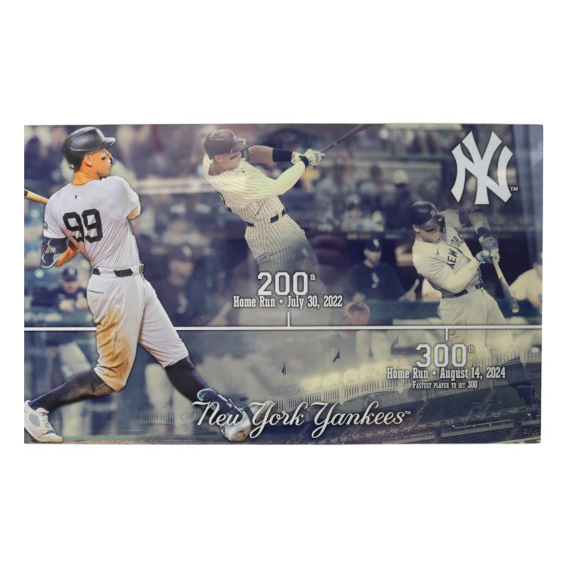 Aaron Judge New York Yankees Framed 11x28 Timeline Photo Mint LE 2/300