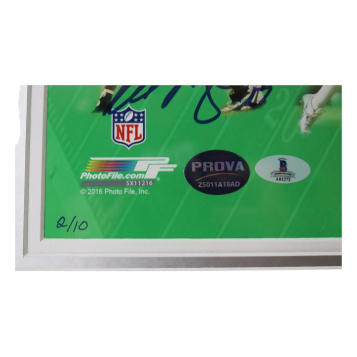 Aikman Irvin Smith Dallas Cowboys Multi Signed Framed 16x20 Photo Mint Beckett Holo LE 2/10