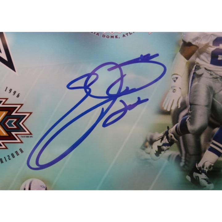 Aikman Irvin Smith Dallas Cowboys Multi Signed Framed 16x20 Photo Mint Beckett Holo LE 2/10
