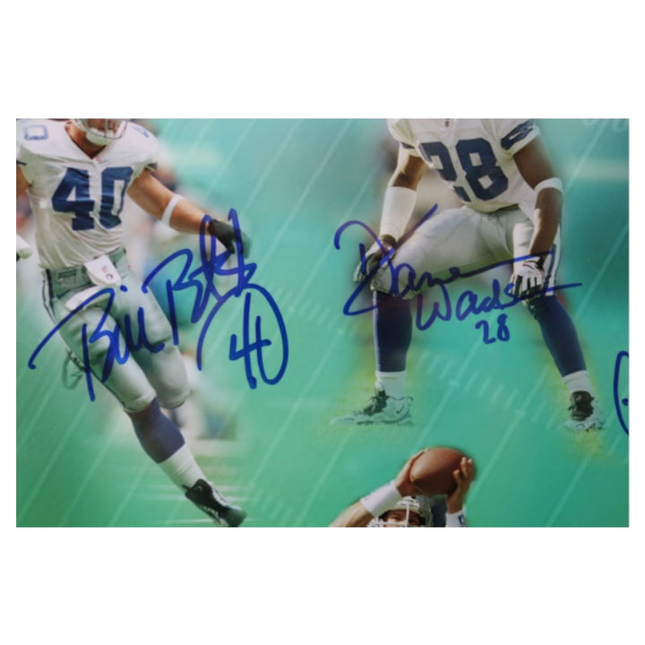 Aikman Irvin Smith Dallas Cowboys Multi Signed Framed 16x20 Photo Mint Beckett Holo LE 2/10