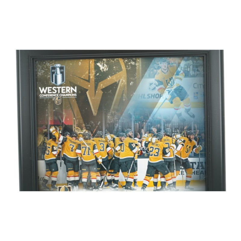 Vegas Golden Knights 2023 Conference Champions Framed 13x15 Photo