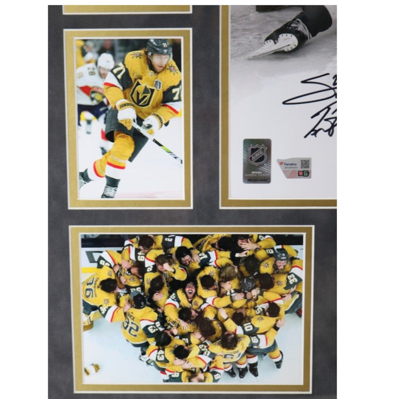 Vegas Golden Knights 2023 SC Champions Team Signed Framed 16x20 Photo Collage Fanatics Holo