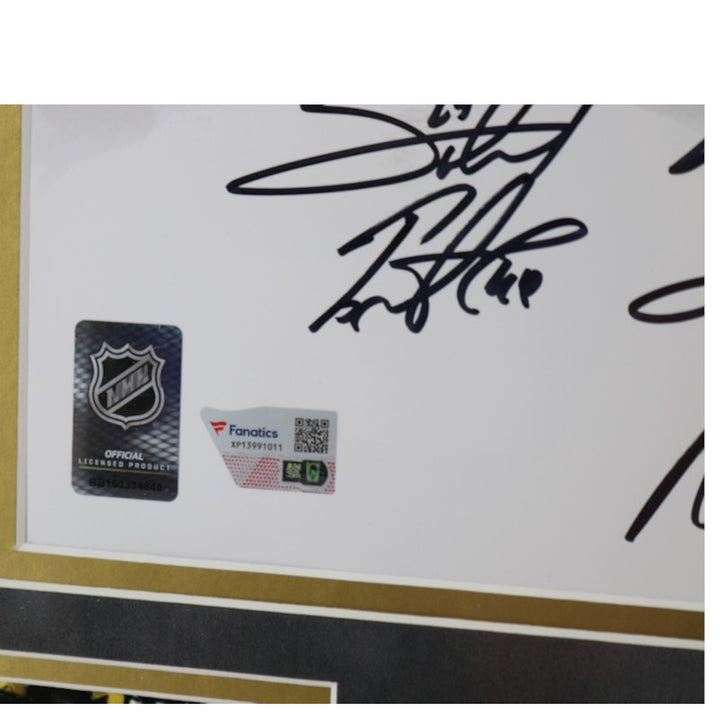 Vegas Golden Knights 2023 SC Champions Team Signed Framed 16x20 Photo Collage Fanatics Holo
