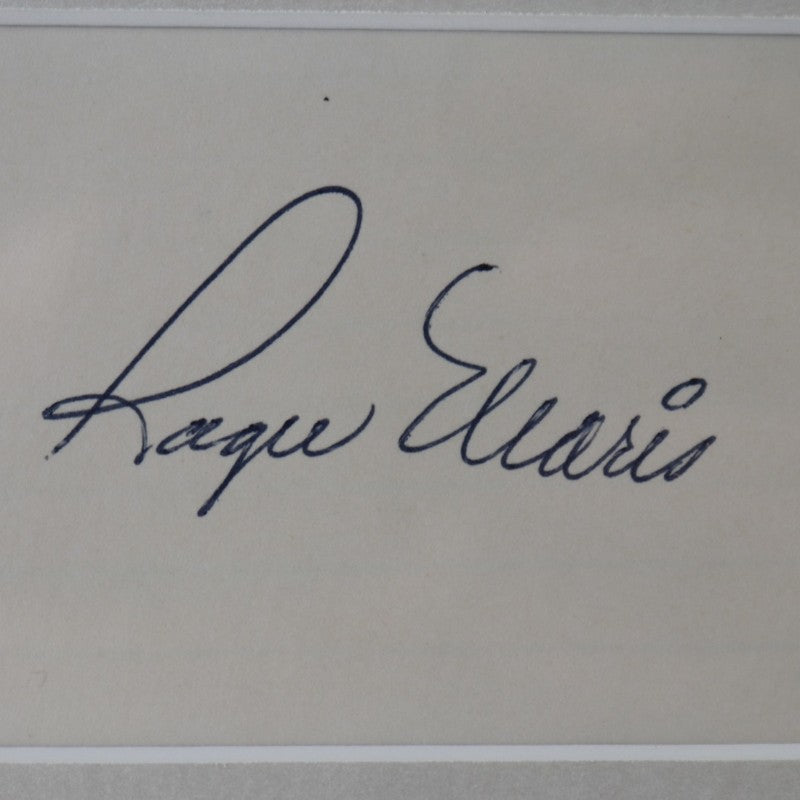 Roger Maris New York Yankees Autographed Framed Cut Trading Card Collage PSA LOA