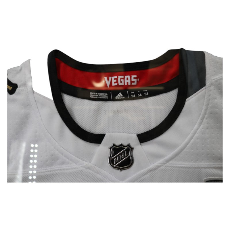 Las Vegas Golden Knights 2023 SC Champs Multi Signed Inscribed Framed White Jersey Fanatics Auth