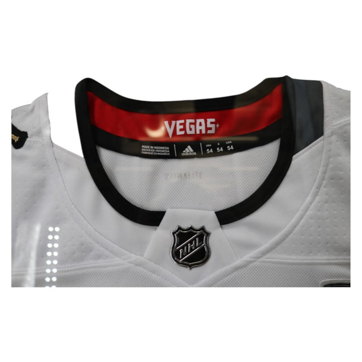Las Vegas Golden Knights 2023 SC Champs Multi Signed Inscribed Framed White Jersey Fanatics Auth