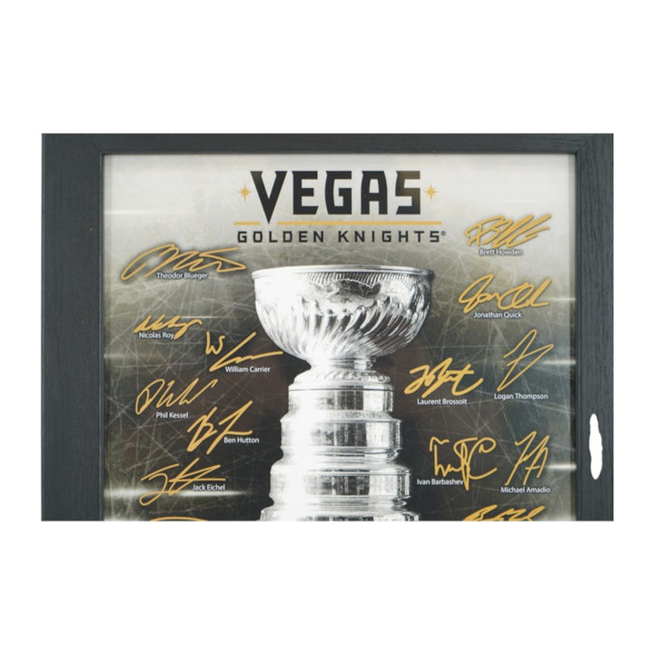 Vegas Golden Knights Framed  Facsimile Team Signed 10x17 Photo LE 111/5000