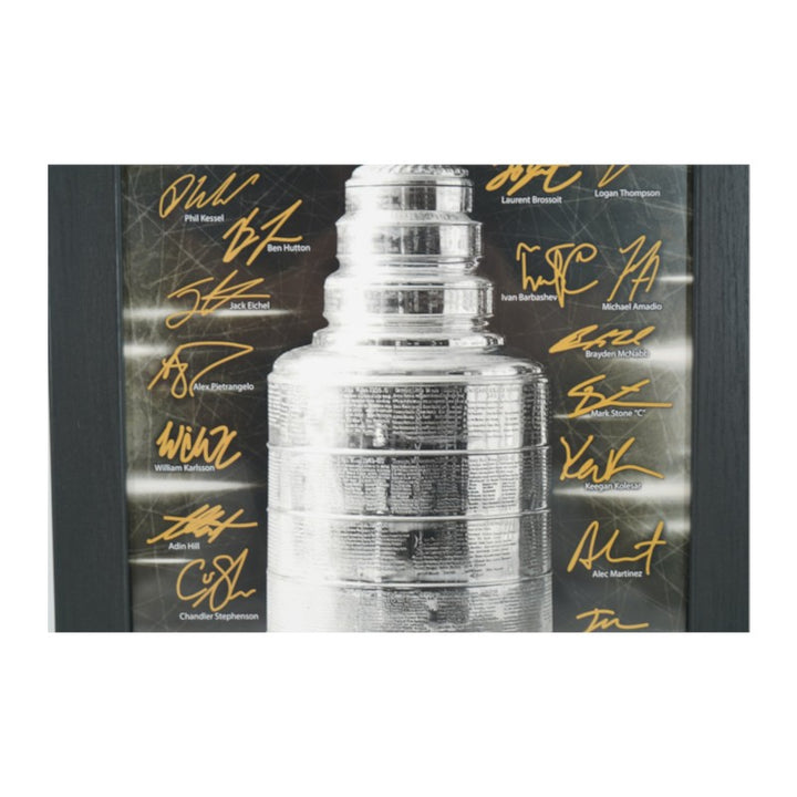 Vegas Golden Knights Framed  Facsimile Team Signed 10x17 Photo LE 111/5000