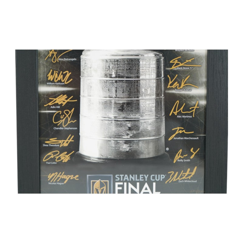 Vegas Golden Knights Framed  Facsimile Team Signed 10x17 Photo LE 111/5000