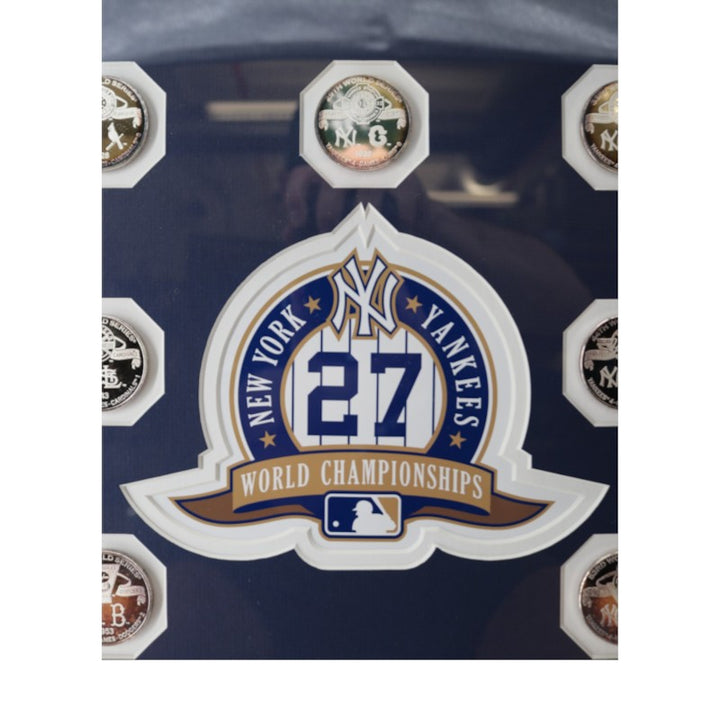 New York Yankees 27 World Series Championships Framed Coin Collage LE 21/270 HM COA