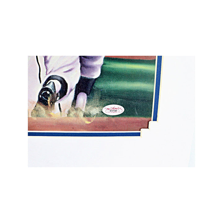 Mickey Mantle New York Yankees Autographed Signed 22x28 Matted Robert Simon Lithograph (JSA Holo)