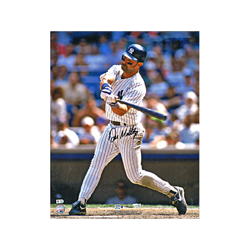 Don Mattingly New York Yankees Autographed Signed 16x20 Hitting Photo (MLB VS787511/Fanatics)