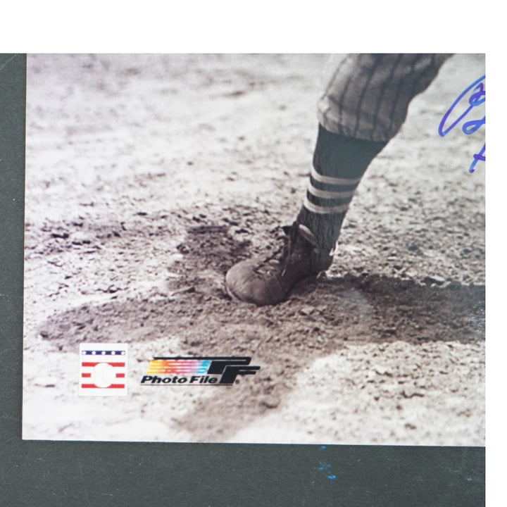 Bob Feller Cleveland Indians Autographed Inscribed 8x10 Photo JSA COA