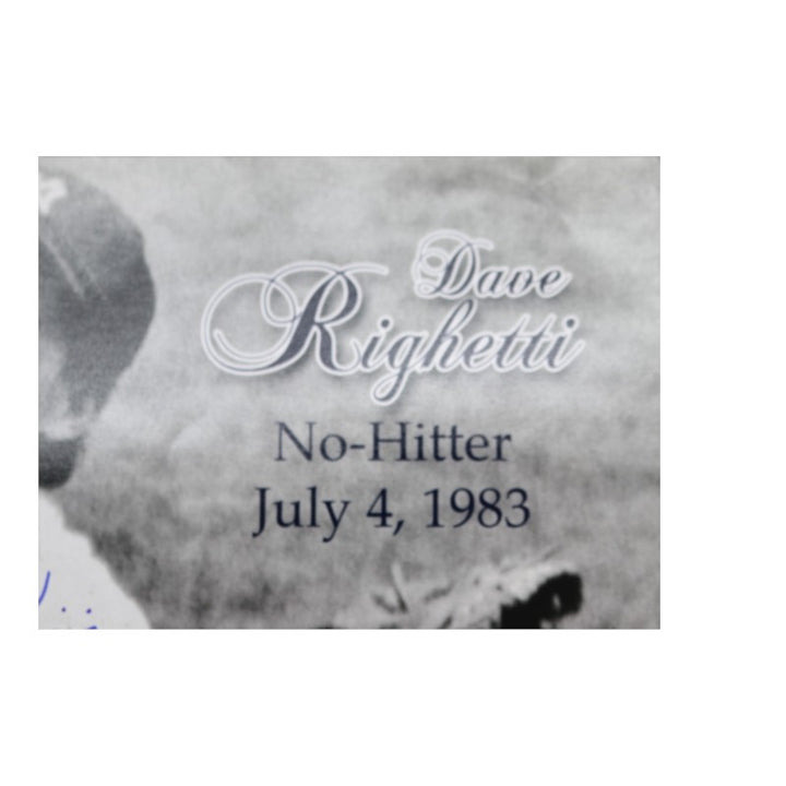 Dave Righetti New York Yankees Autographed No Hitter 16x20 Leaf COA