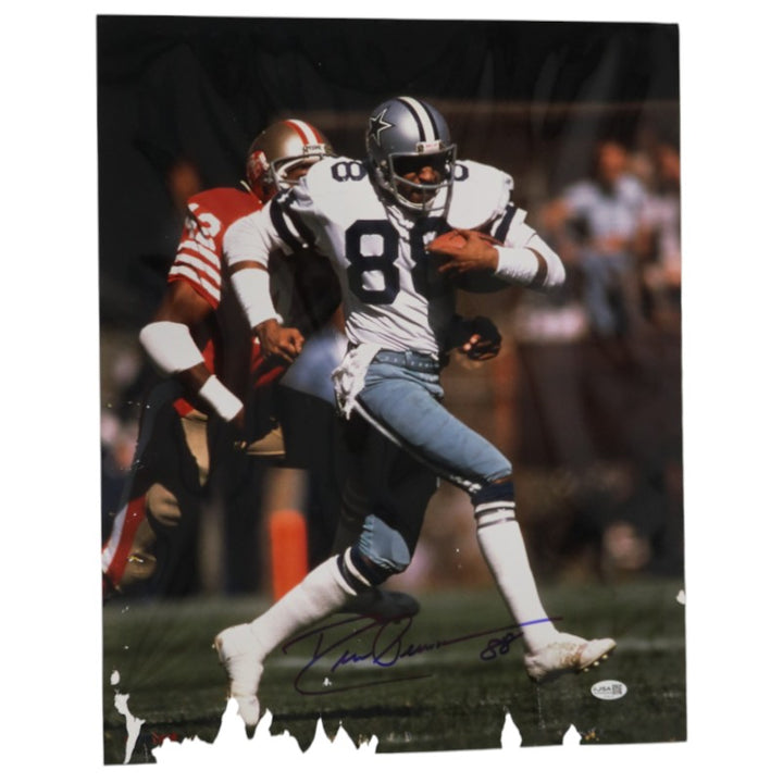 Drew Pearson Dallas Cowboys Signed 16x20 Photo JSA COA