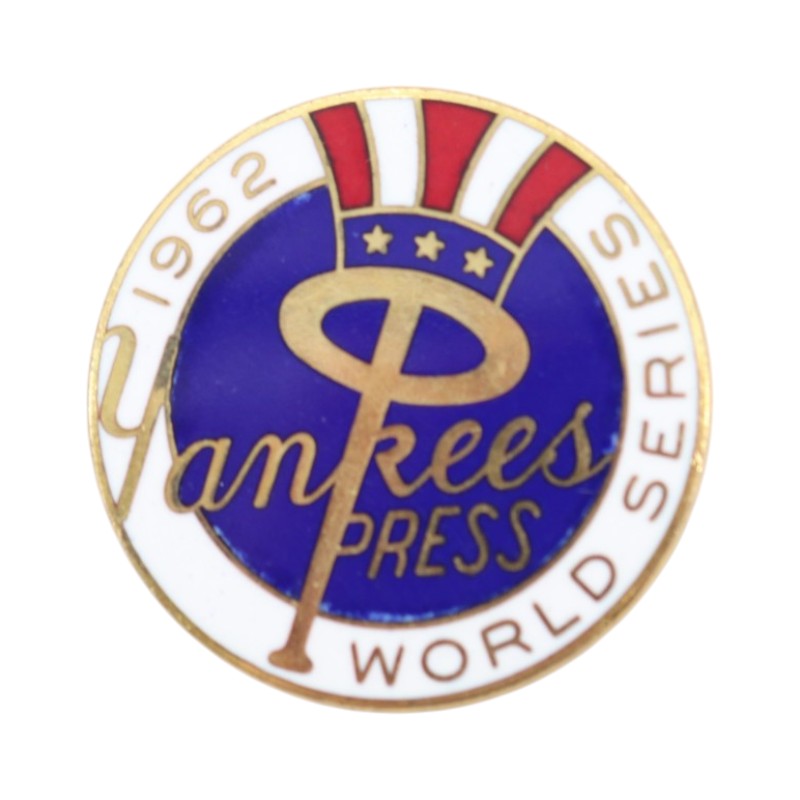 New York Yankees 1962  World Series Press Pin