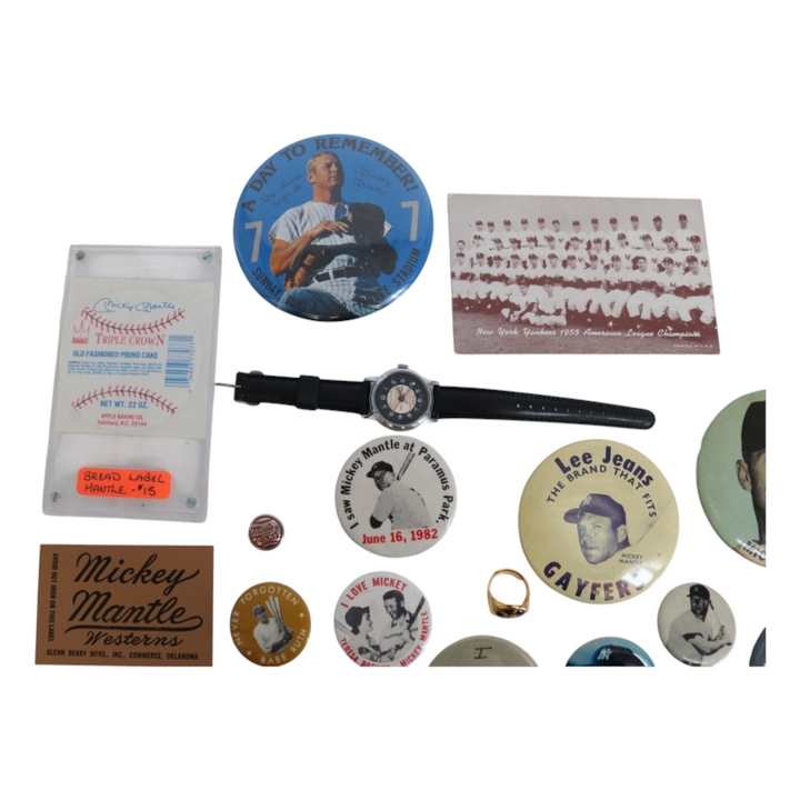 Mickey Mantle New York Yankees Vintage Pin Set Includes 27 Items