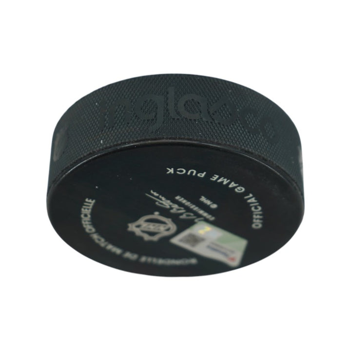 Adin Hill Las Vegas Golden Knights Autographed Banner Night Official Game Puck Fanatics Auth