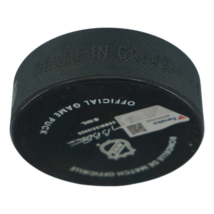 Adin Hill Las Vegas Golden Knights Autographed Banner Night Official Game Puck Fanatics Auth