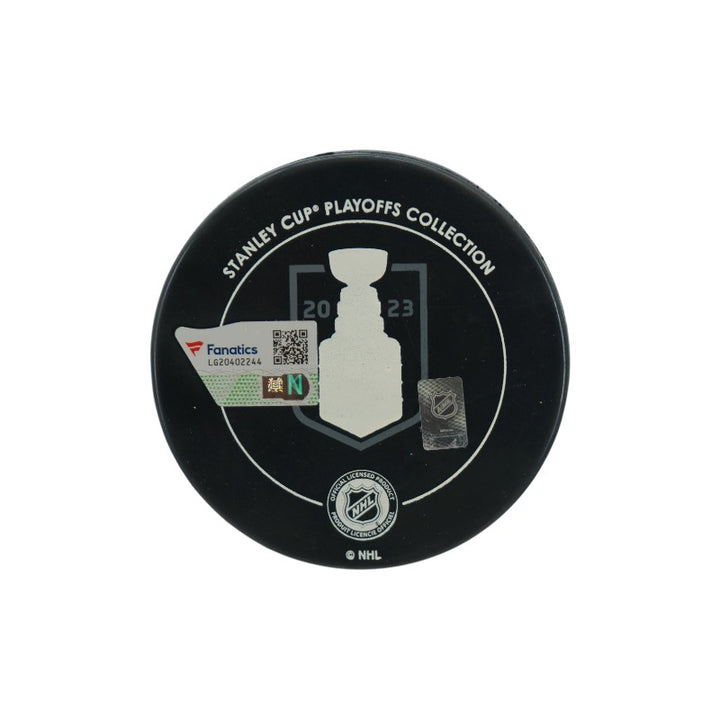 Ben Hutton Las Vegas Golden Knights Autographed Stanley Cup Logo Puck Fanatics Auth