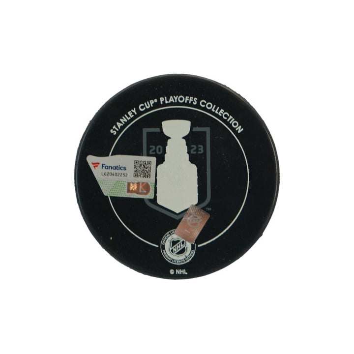 Brayden McNabb Las Vegas Golden Knights Autographed Stanley Cup Logo Puck Fanatics Auth