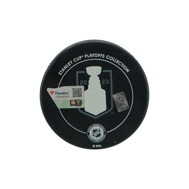 Chandler Stephenson Las Vegas Golden Knights Autographed Stanley Cup Logo Puck Fanatics Auth