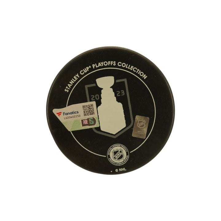 Jack Eichel Las Vegas Golden Knights Autographed Stanley Cup Logo Puck Fanatics Auth
