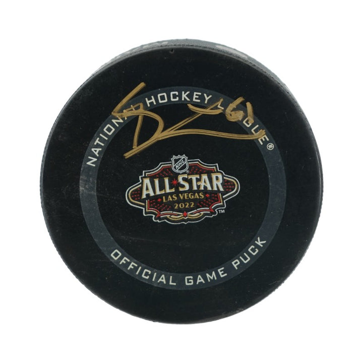 Mark Stone Las Vegas Golden Knights Autographed 2022 All Star Game Logo Puck Fanatics Auth