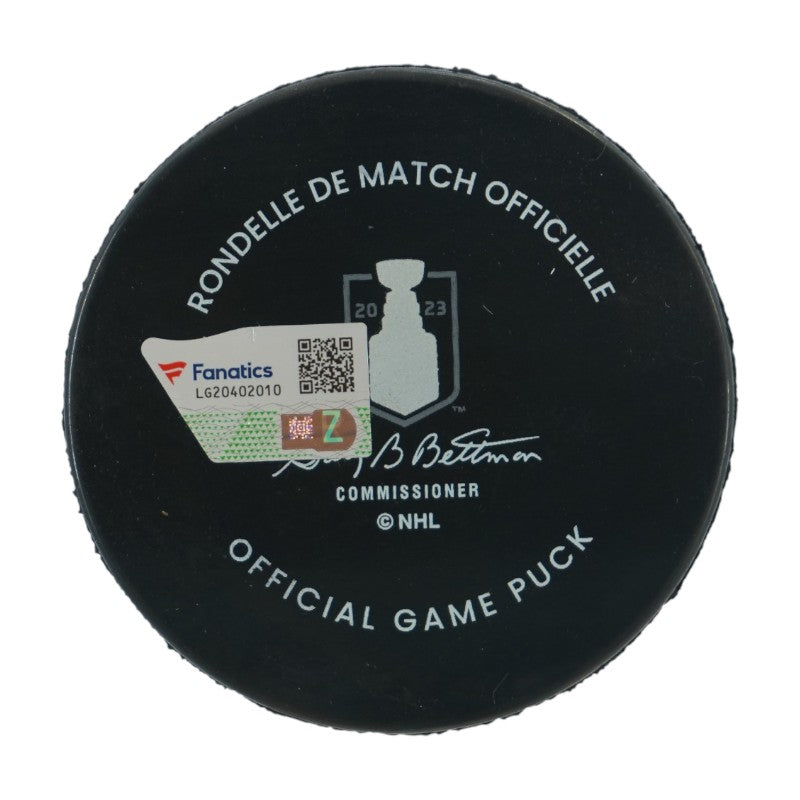 Mark Stone Las Vegas Golden Knights Autographed Inscribed Stanley Cup Final Puck Fanatics Auth