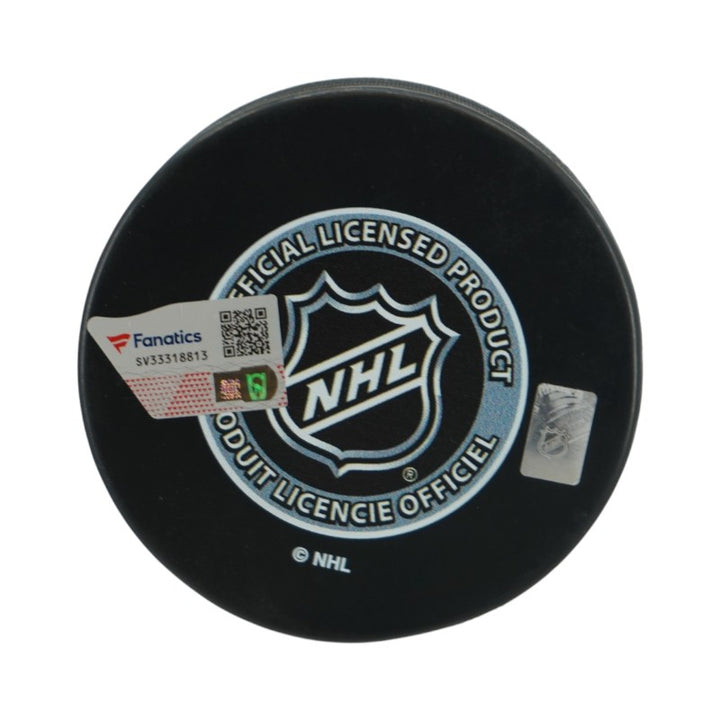 Mark Stone Ottawa Senators Autographed 2010 Draft Night Logo Puck Fanatics Auth