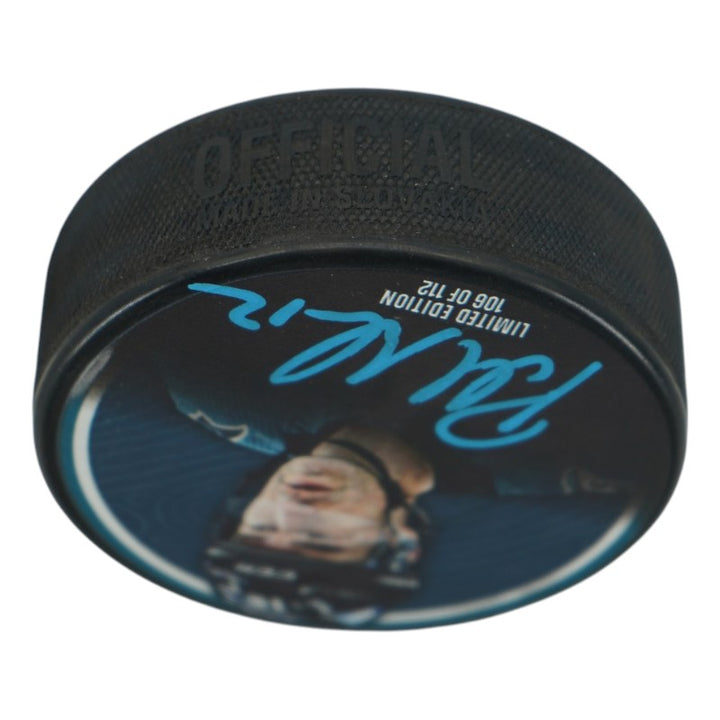 Nicolas Roy Las Vegas Golden Knights Autographed Stanley Cup Logo Puck Fanatics Auth