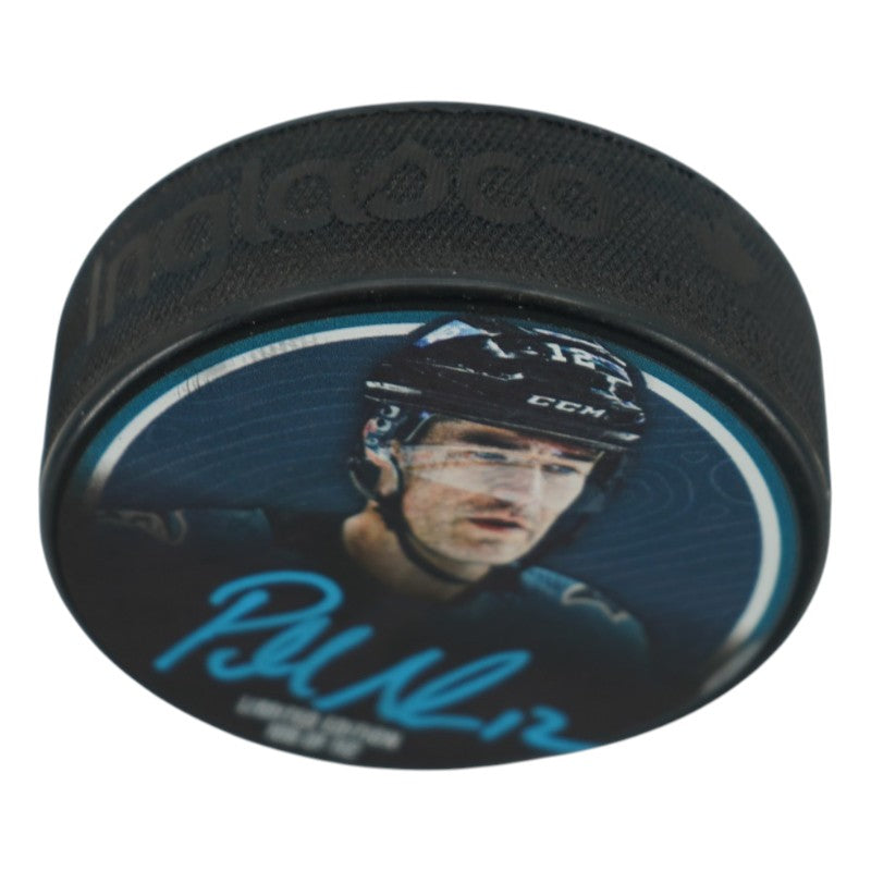 Nicolas Roy Las Vegas Golden Knights Autographed Stanley Cup Logo Puck Fanatics Auth
