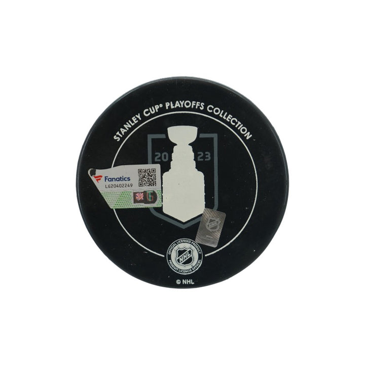 Shea Theodore Las Vegas Golden Knights Autographed Stanley Cup Logo Puck Fanatics Auth