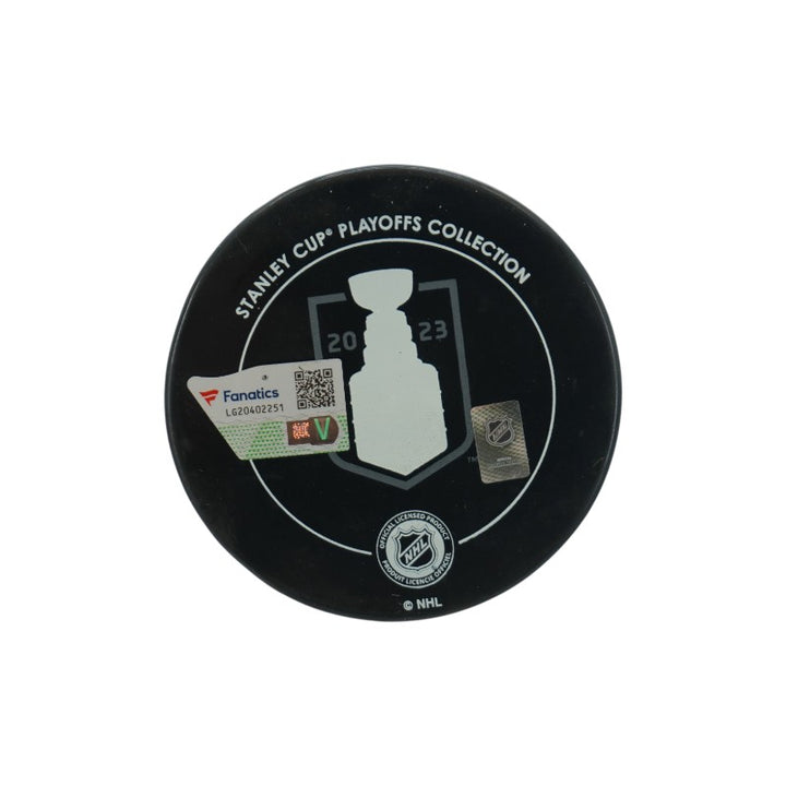 William Carrier Las Vegas Golden Knights Autographed Stanley Cup Logo Puck Fanatics Auth