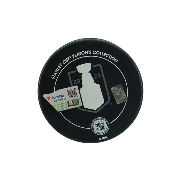 Zach Whitecloud Las Vegas Golden Knights Autographed Stanley Cup Logo Puck Fanatics Auth