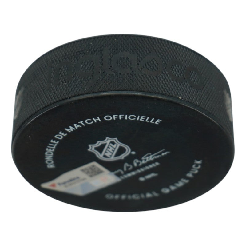Jack Eichel Las Vegas Golden Knights Autographed 2024 Winter Classic Official Game Puck Fanatics Auth