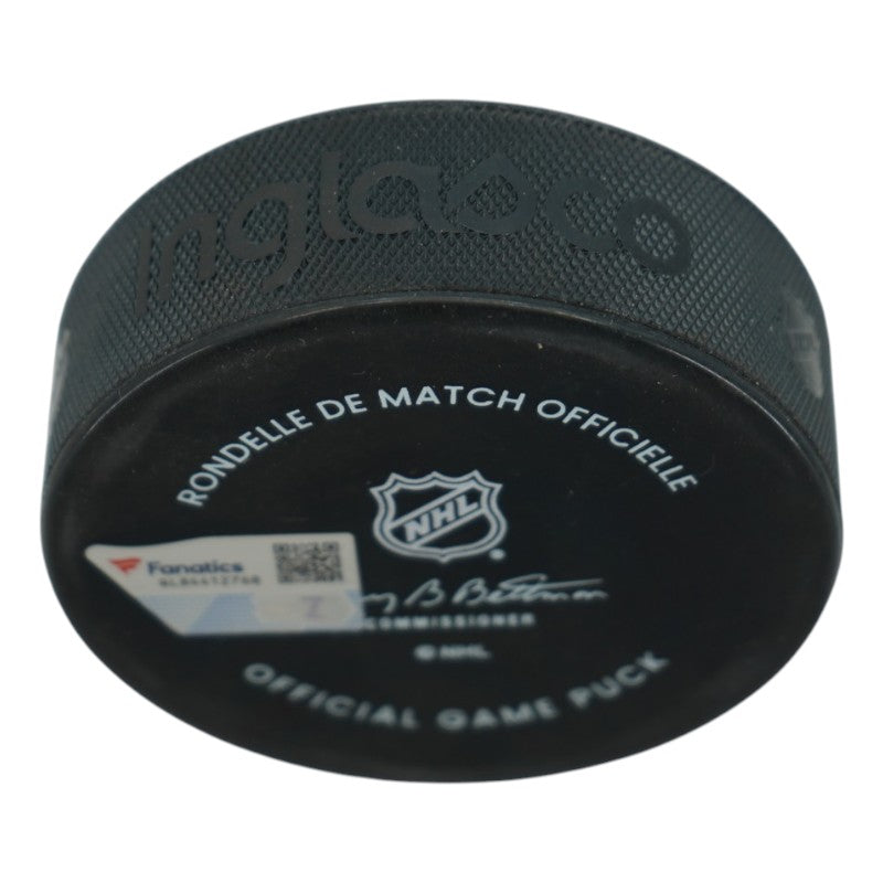 Jonathan Marchessault Las Vegas Golden Knights Autographed 2024 Winter Classic Official Game Puck Fanatics Auth