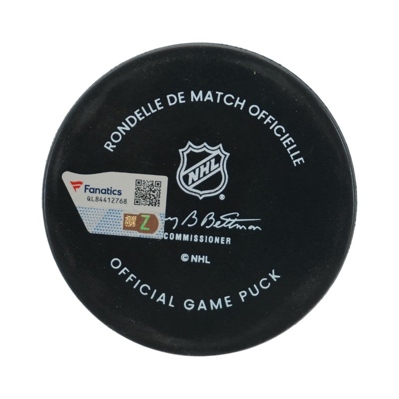 Jonathan Marchessault Las Vegas Golden Knights Autographed 2024 Winter Classic Official Game Puck Fanatics Auth