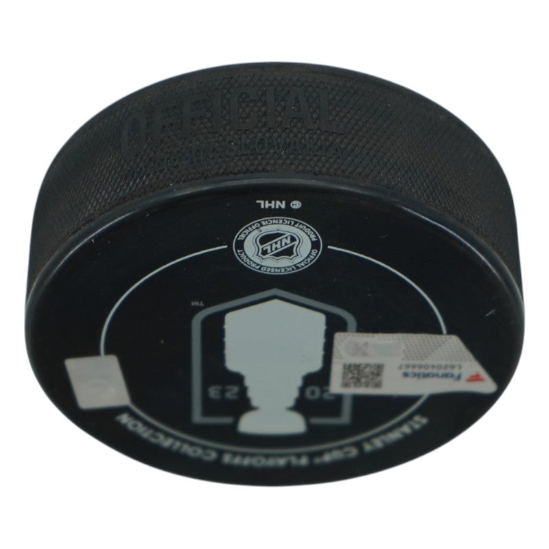 William Karlsson Las Vegas Golden Knights Autographed 2023 Western Conference Champs Puck Fanatics Auth