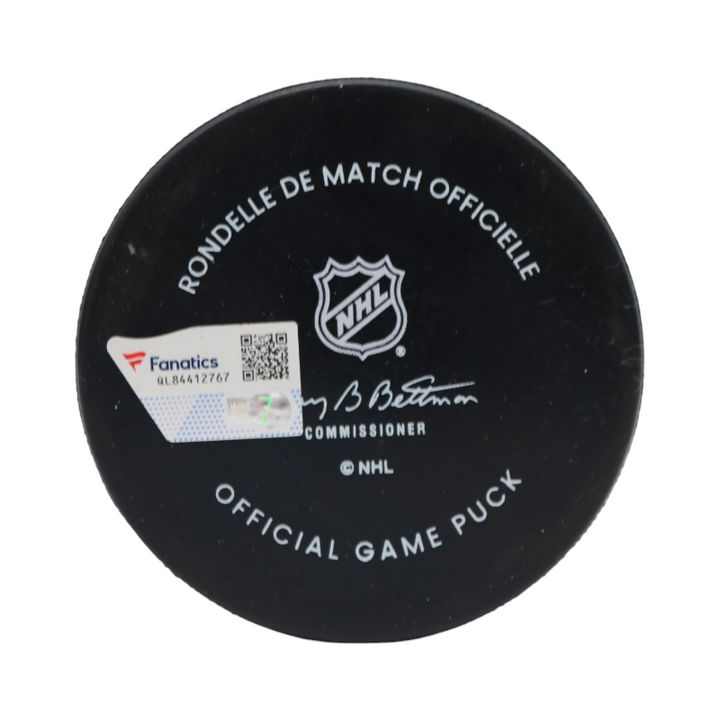 William Karlsson Las Vegas Golden Knights Autographed 2024 Winter Classic Official Game Puck Fanatics Auth