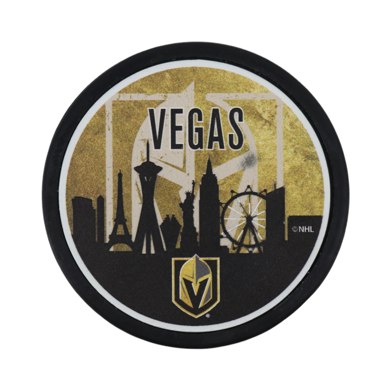 Las Vegas Golden Knights Official Skyline Puck