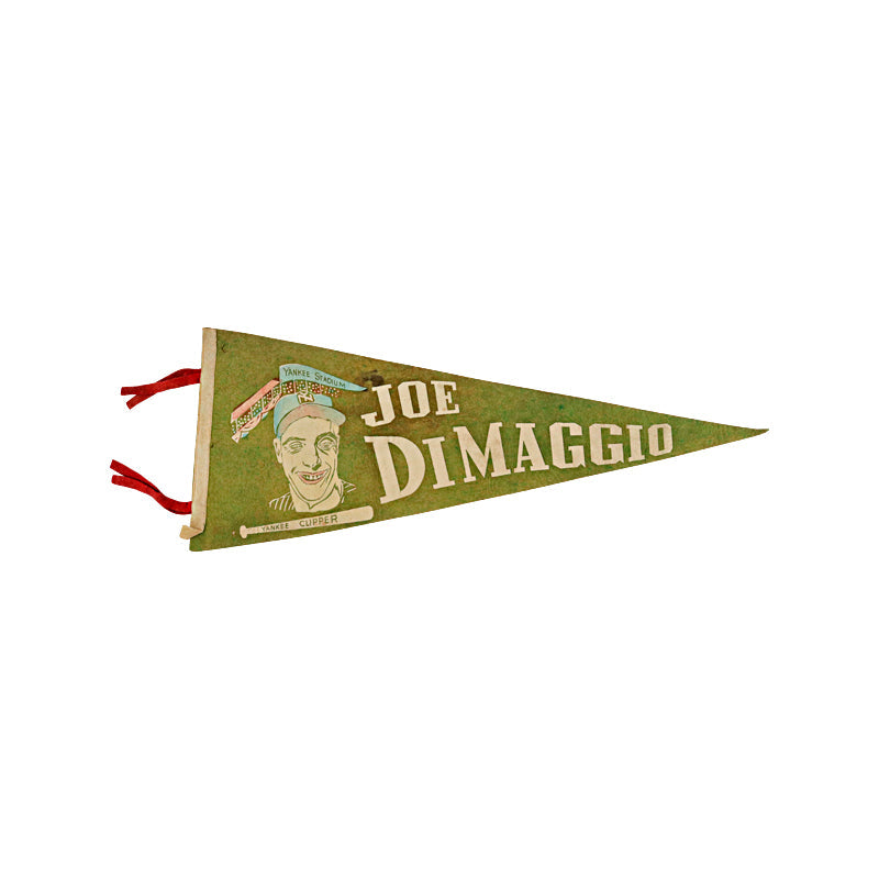 Vintage Joe DiMaggio New York Yankees Pennant