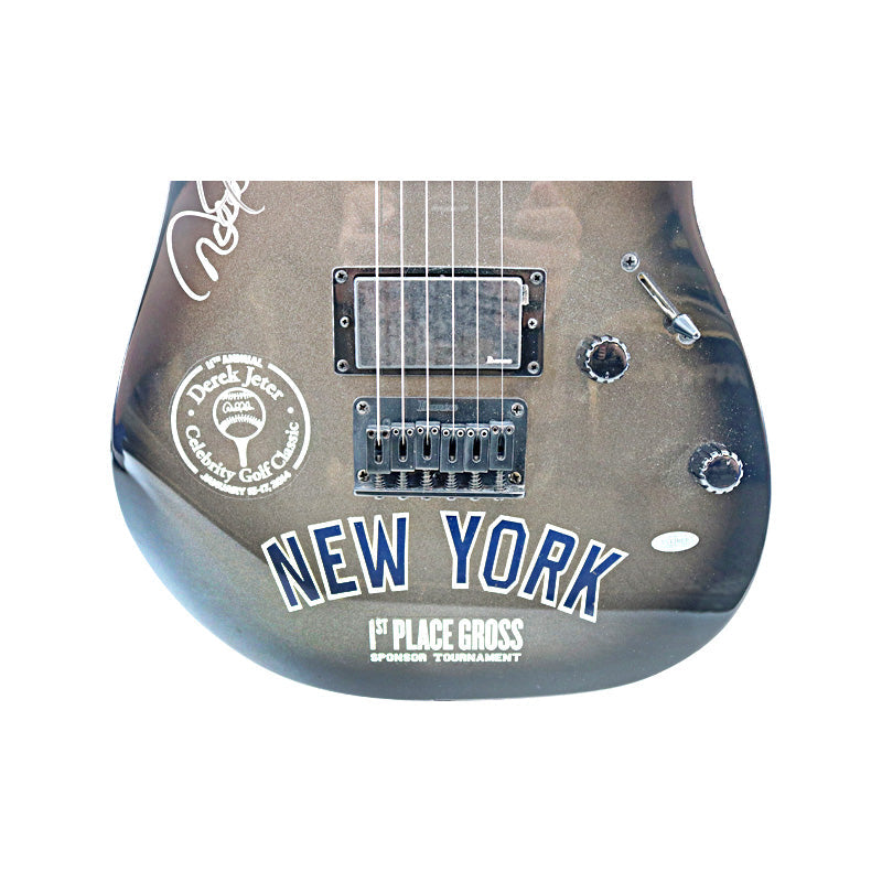 Derek Jeter New York Yankees Autographed Signed 11th Annual DJ Celebrity Golf Classic Black Guitar (Steiner COA)