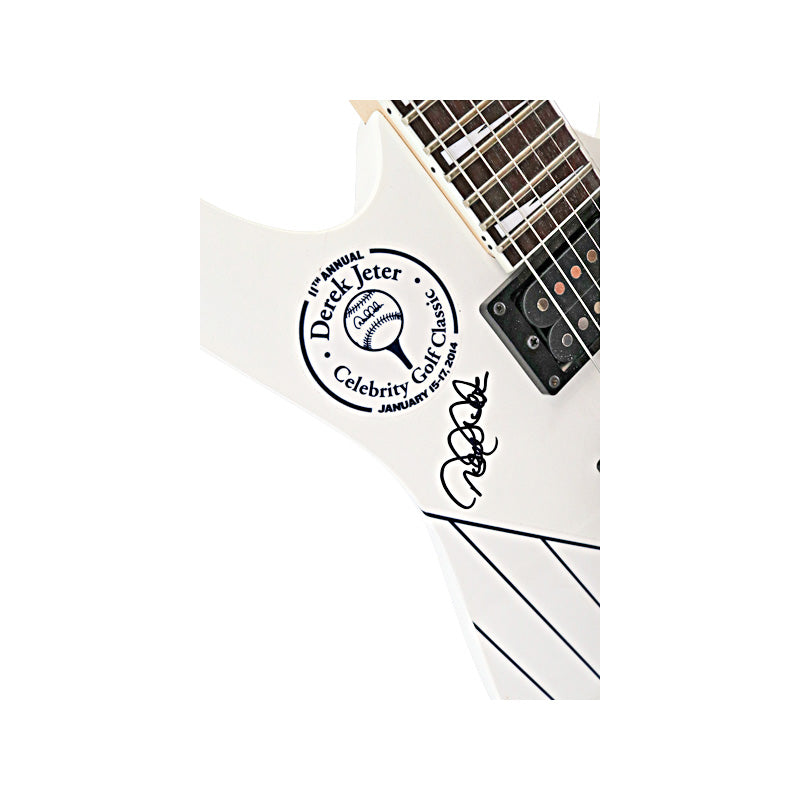 Derek Jeter New York Yankees Autographed Signed 11th Annual DJ Celebrity Golf Classic Pinstripe Guitar (Steiner COA)