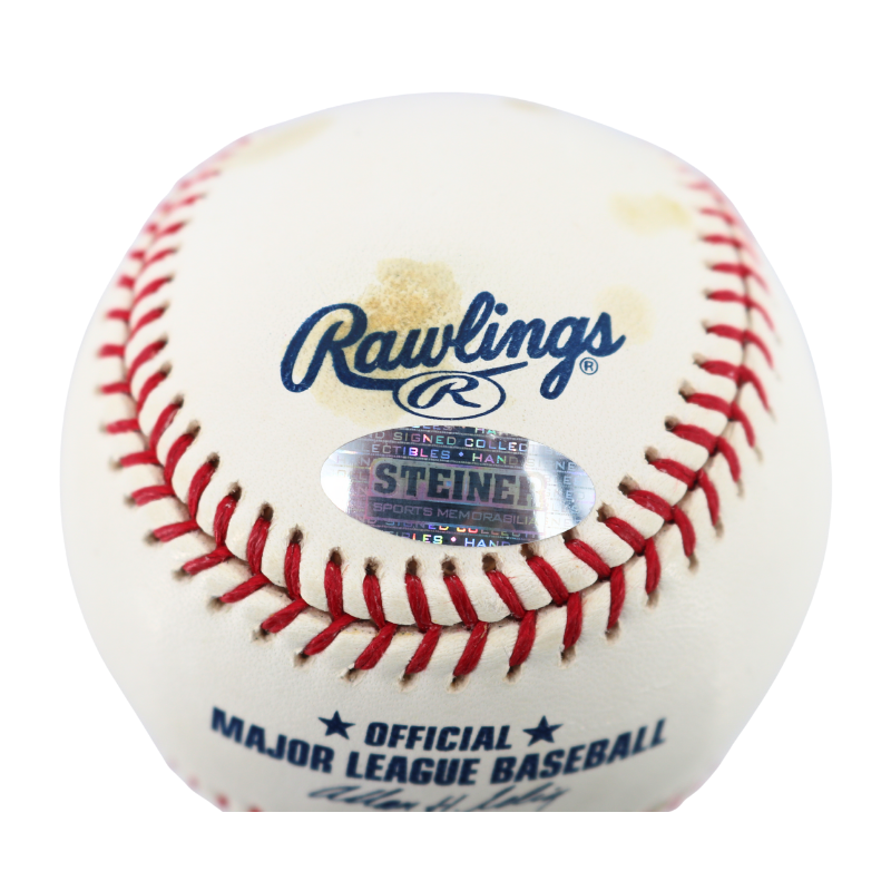 Melky Cabrera New York Yankees Autographed OMLB Baseball Steiner Holo