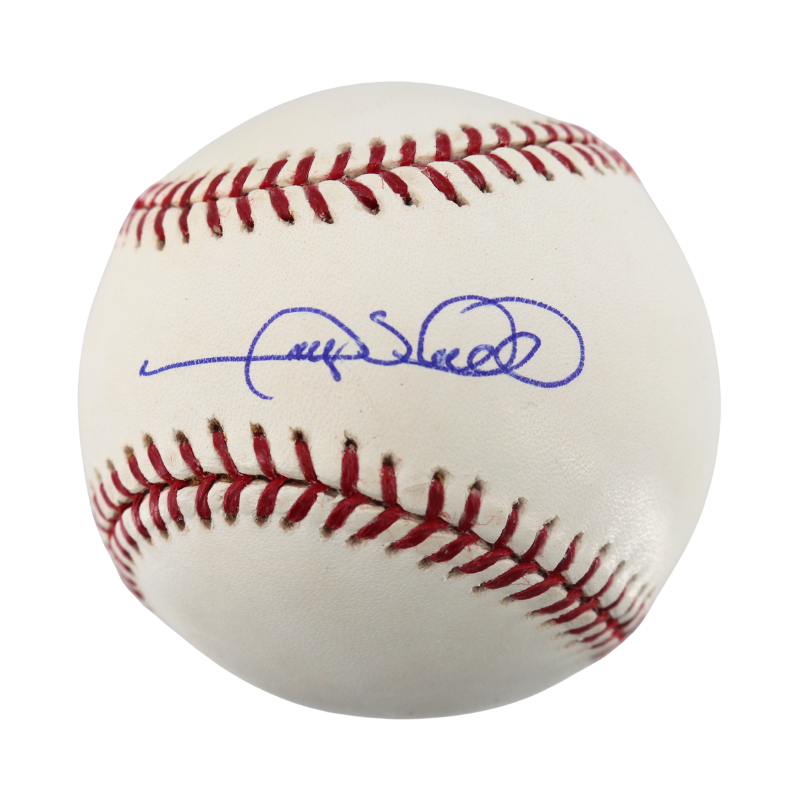Gary Sheffield Yankees Mets Autographed OMLB Baseball