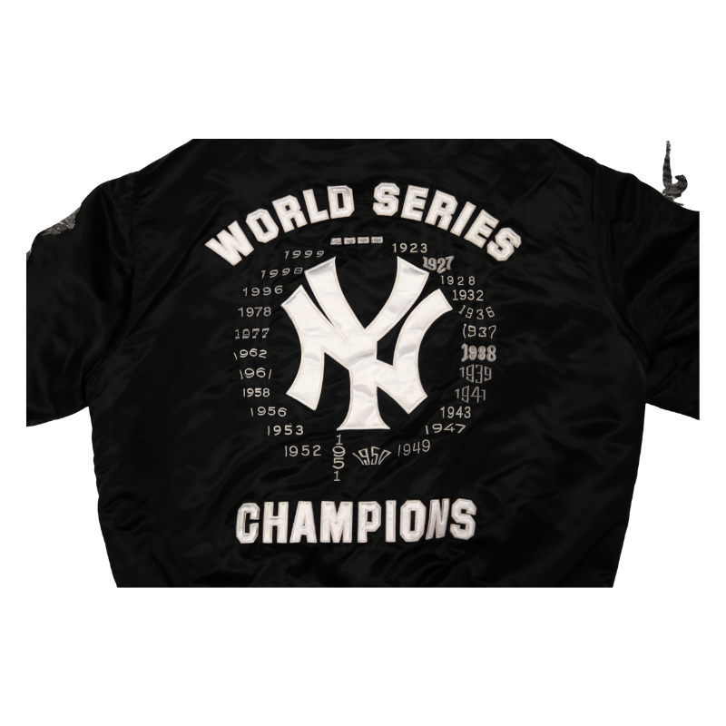 New York Yankees 26x World Series Champions Bomber Jacket Size XL GIII Sports
